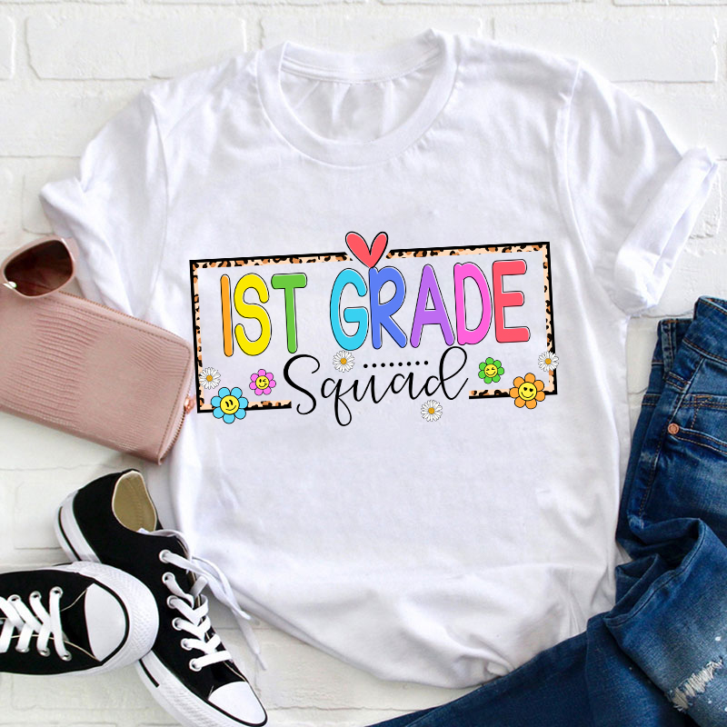 Personalized Grade Squad Teacher T-Shirt