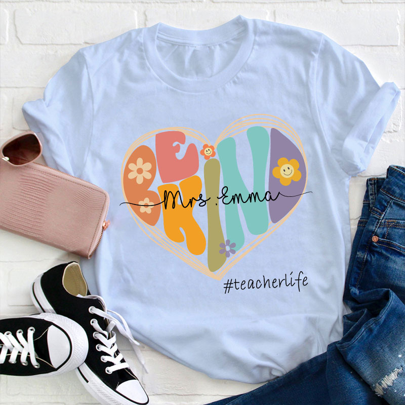 Personalized Be Kind T-Shirt