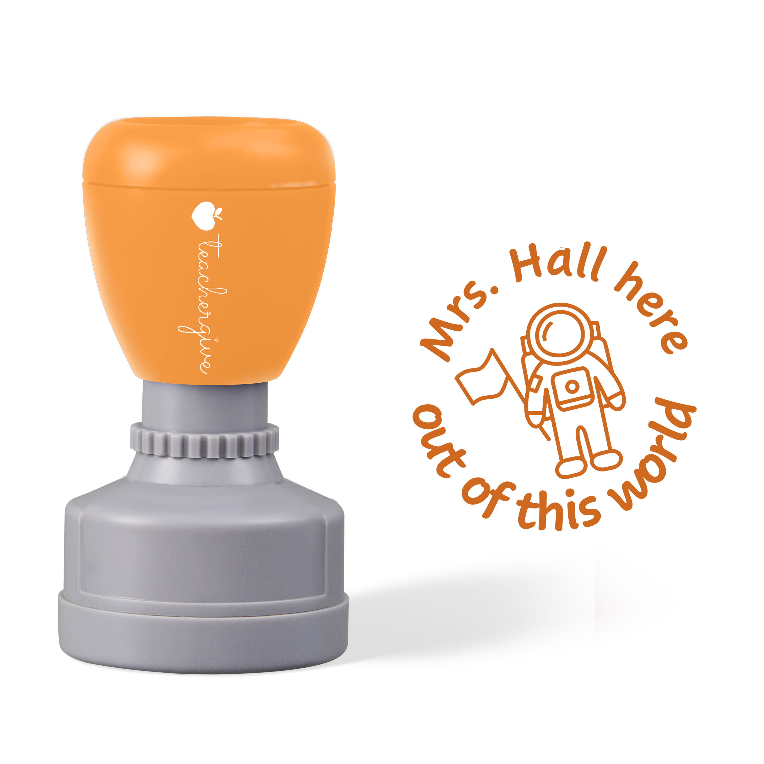 Personalized Spaceman Stamp