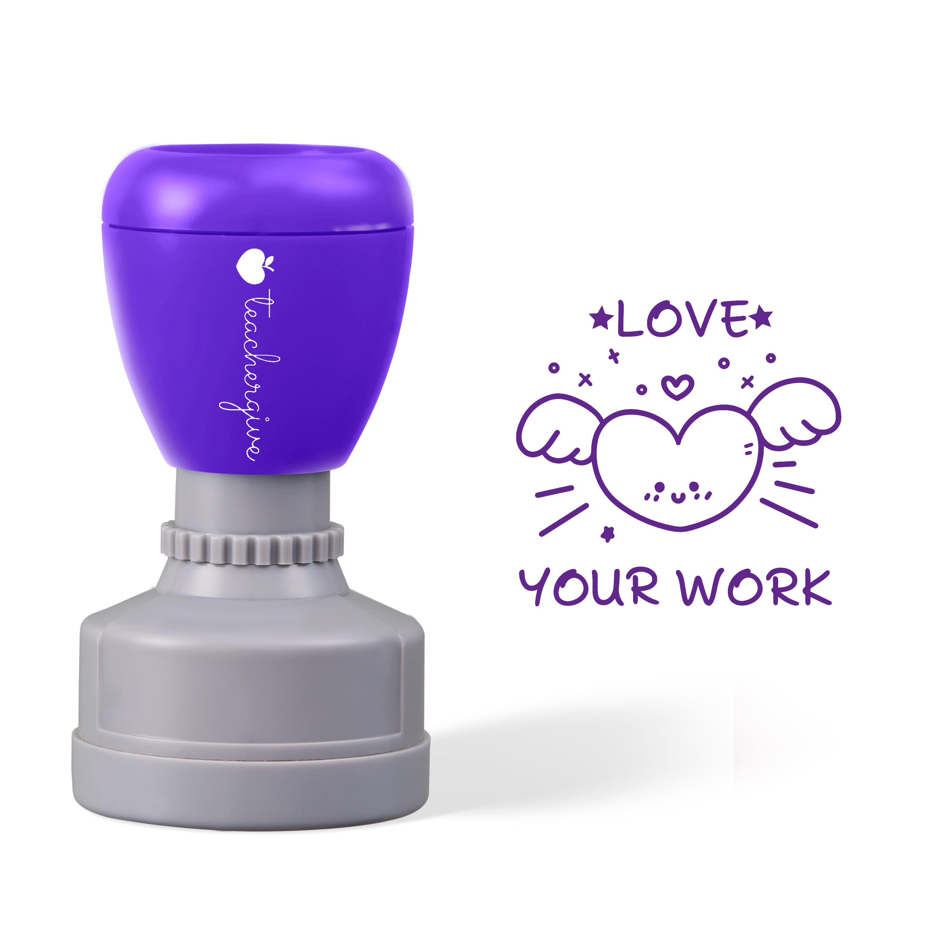 Love Your Work Wings Stamp