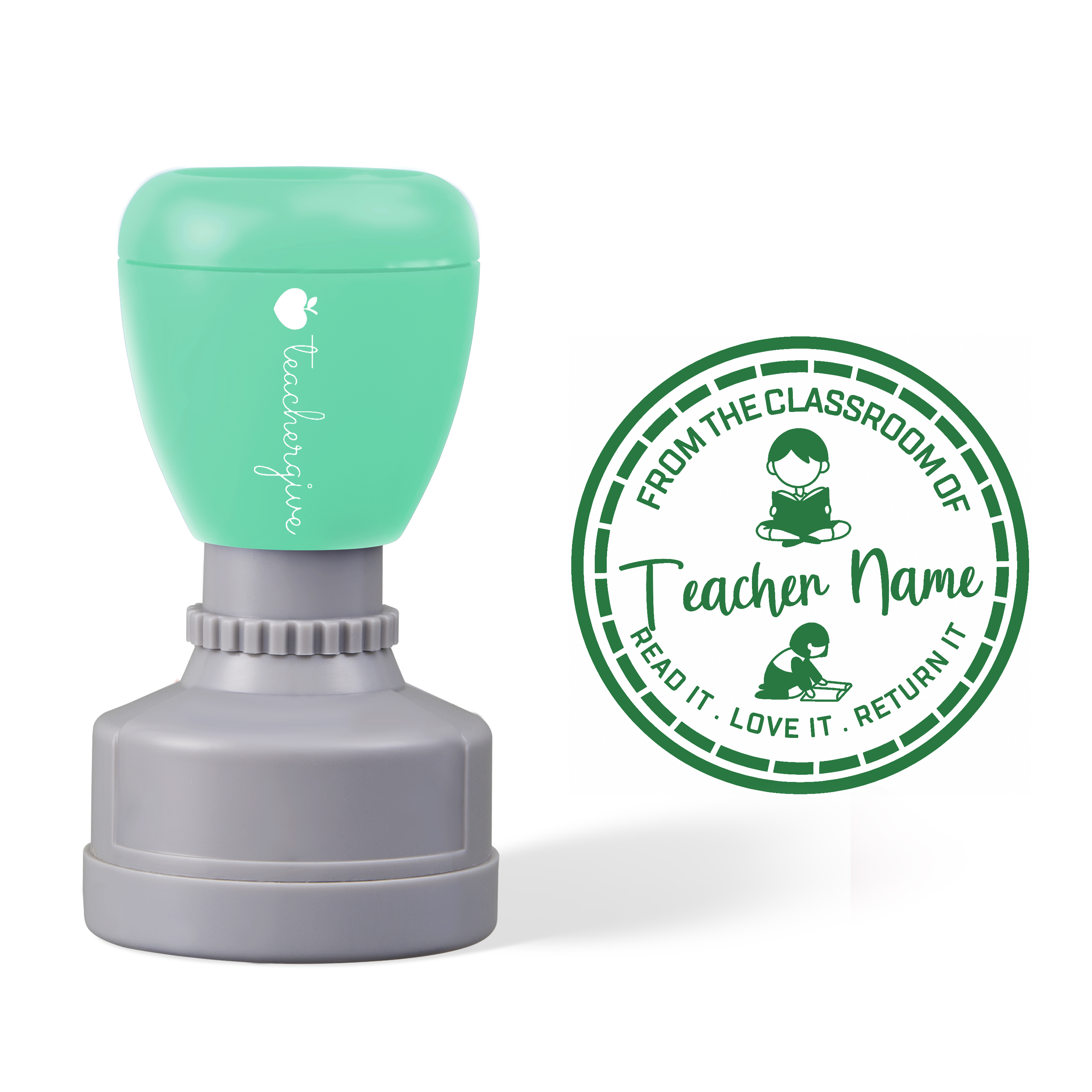 Personalized From The Classroom Reading Stamp