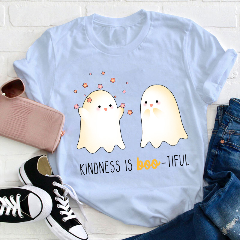 Kindness Is Boo Tiful Teacher T-Shirt