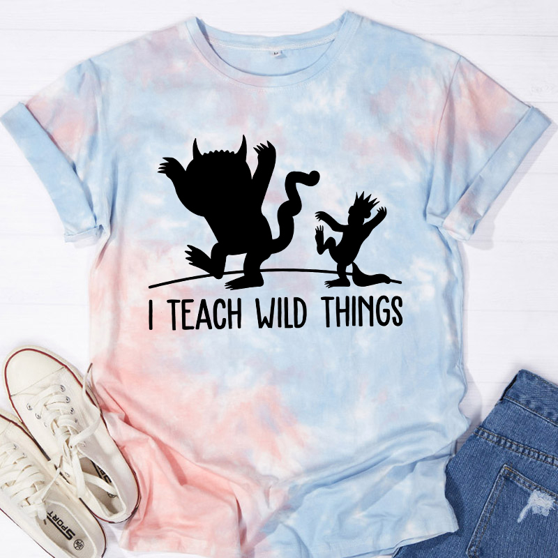 Where The Wild Things Are Teacher Tie-dye T-Shirt