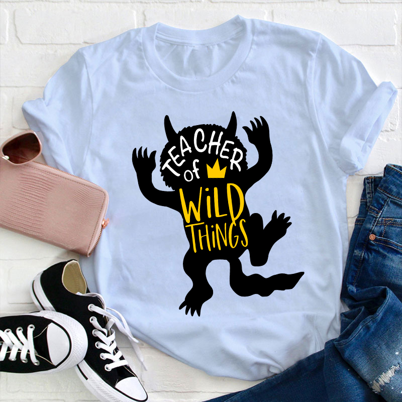 Teacher of Wild Things Teacher T-Shirt