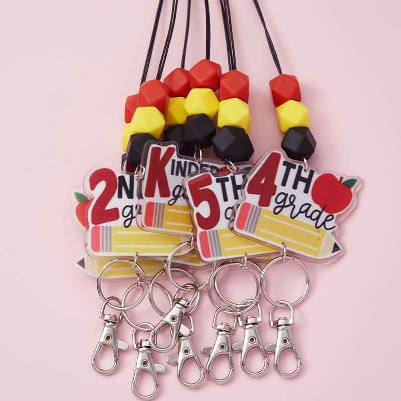 I Am Proud To Be A  Grade Teacher Lanyard