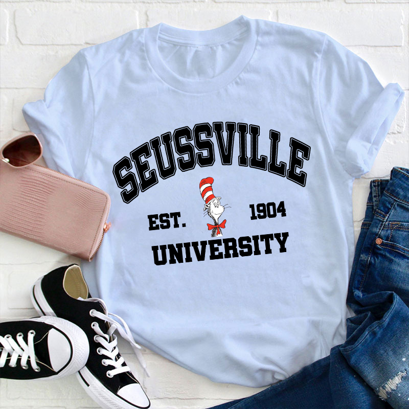 Seussville University Teacher T-Shirt