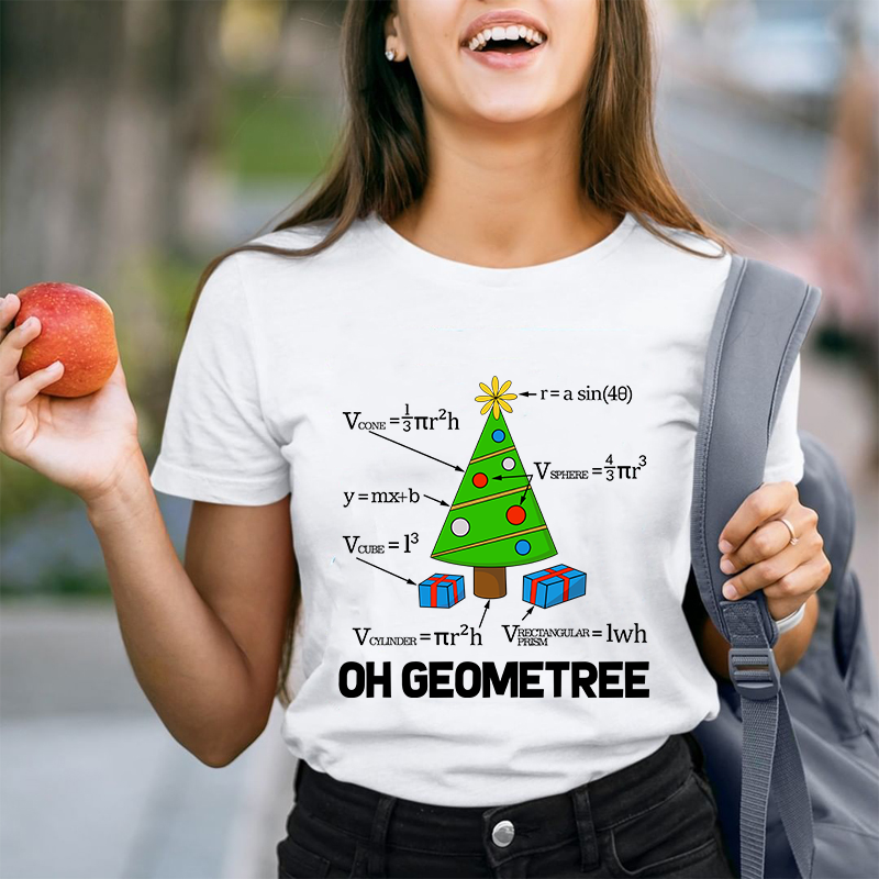 Christmas Oh Geometree T-Shirt