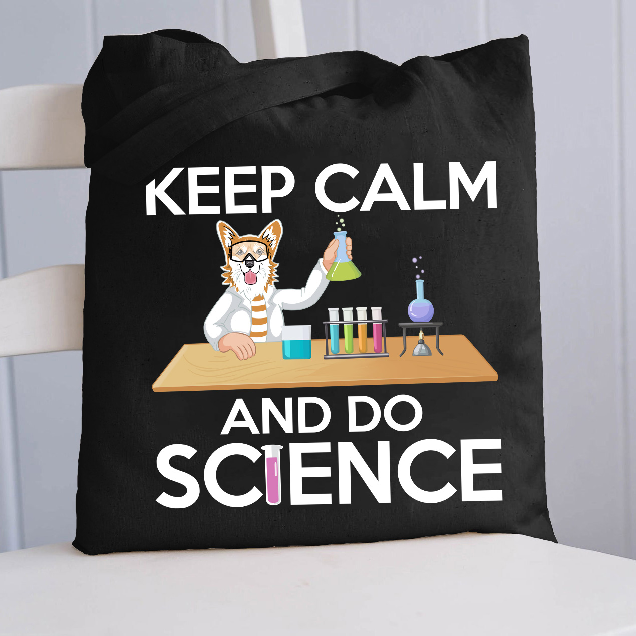 Keep Calm And Do Science Tote Bag