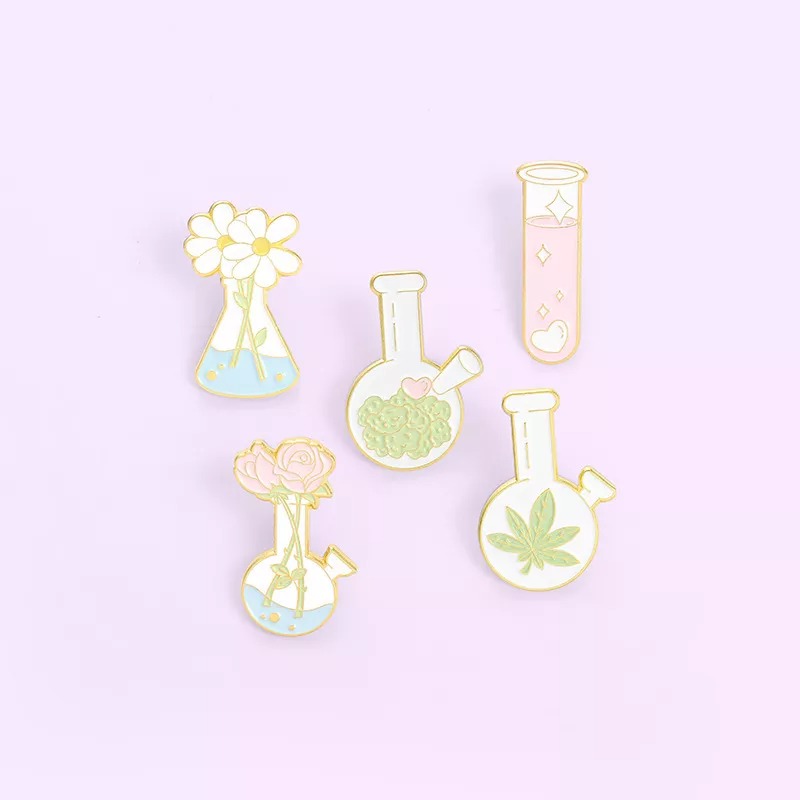 Plant Vase Beaker Pin Set