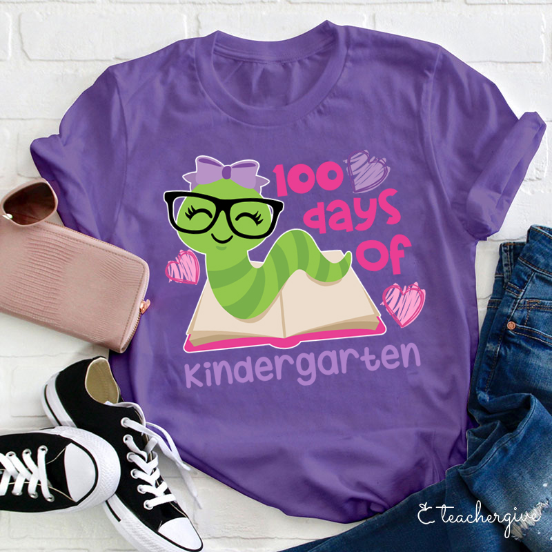 Personlized 100 Days Of Teach Teacher T-Shirt