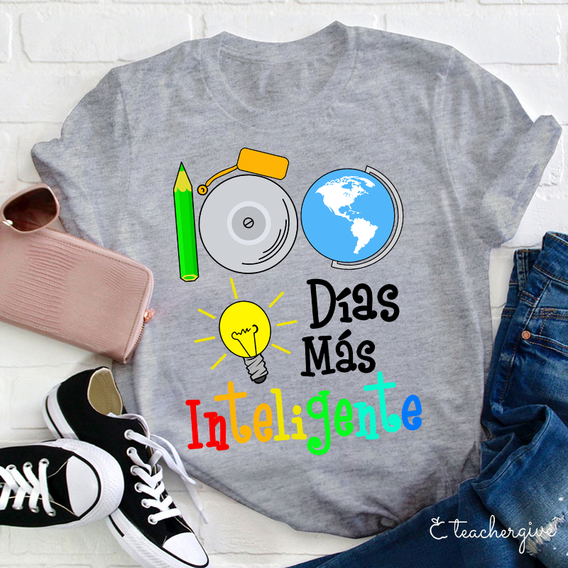 100 Días Más Inteligente Teacher T-Shirt