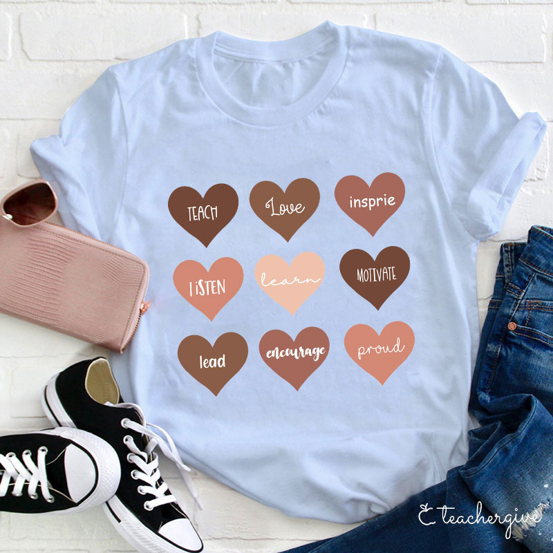 Lead Encourage Proud Teacher T-Shirt