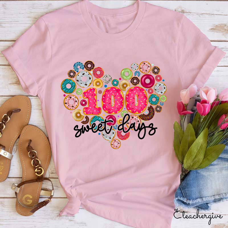 100 Sweet Days Teacher T-Shirt