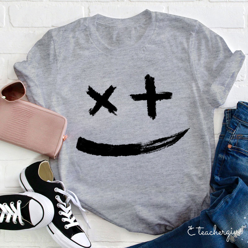 Funny Math Teacher Smile T-Shirt