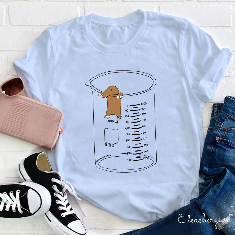 1MoLE Per Liter Science Teacher T-Shirt