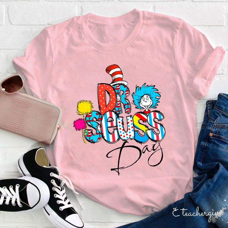 Dr. Seuss Day Celebration Teacher T-Shirt