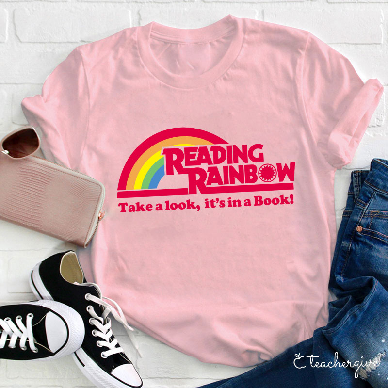Take A Look It's In A Book Teacher T-Shirt