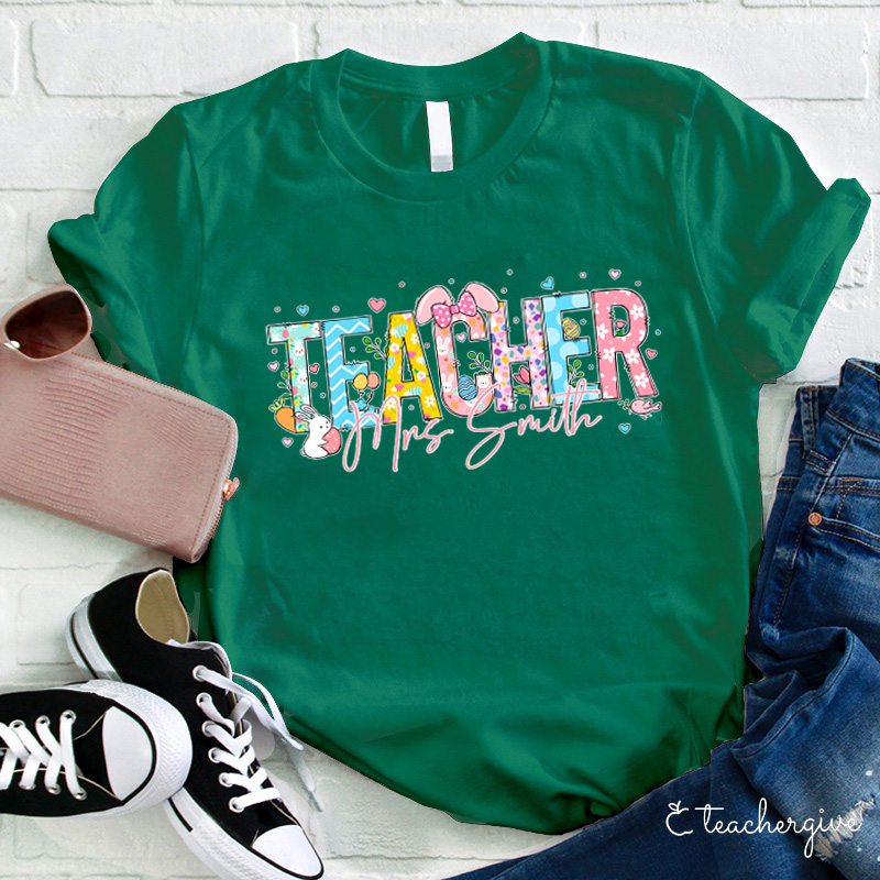Personalized Teacher Name Teacher T-Shirt