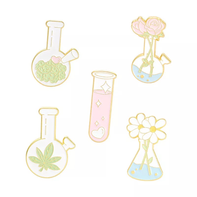 Plant Vase Beaker Pin Set