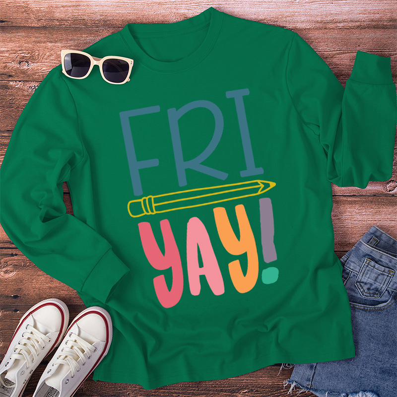 Happy Teacher Life Long Sleeve T-Shirt