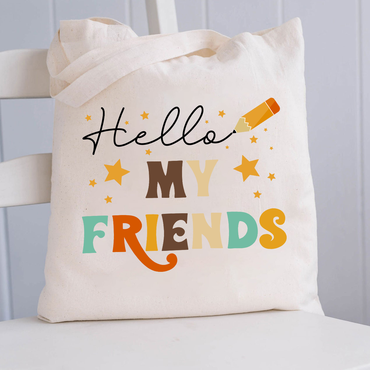 Hello My Friends Tote Bag
