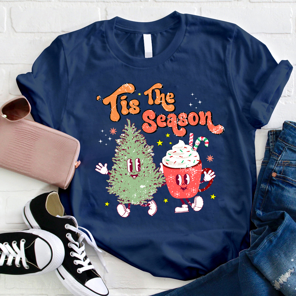 Tis The Season Merry Christmas Teacher T-Shirt