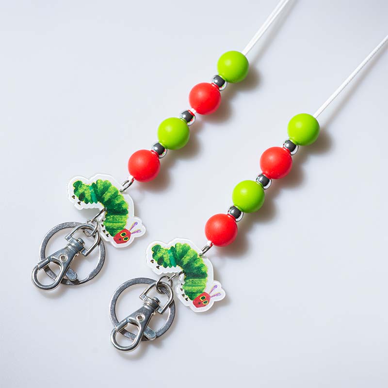 Cute Caterpillar Bead Lanyard