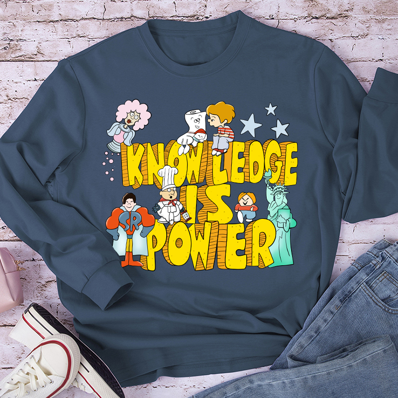 Knowledge Is Power Long Sleeve T-Shirt