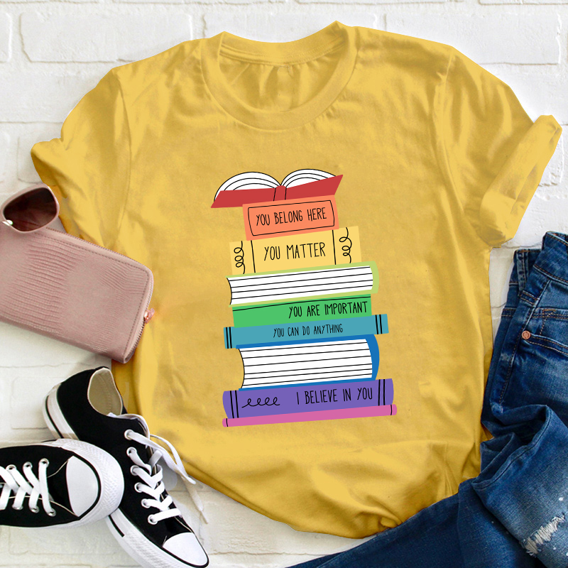 Positive Books Teacher T-Shirt