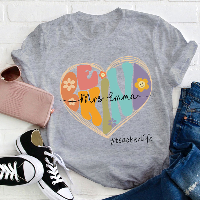 Personalized Be Kind T-Shirt