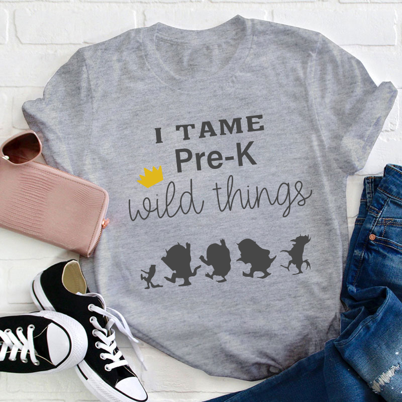 Personalized I Tame Pre-K Wild Things T-Shirt
