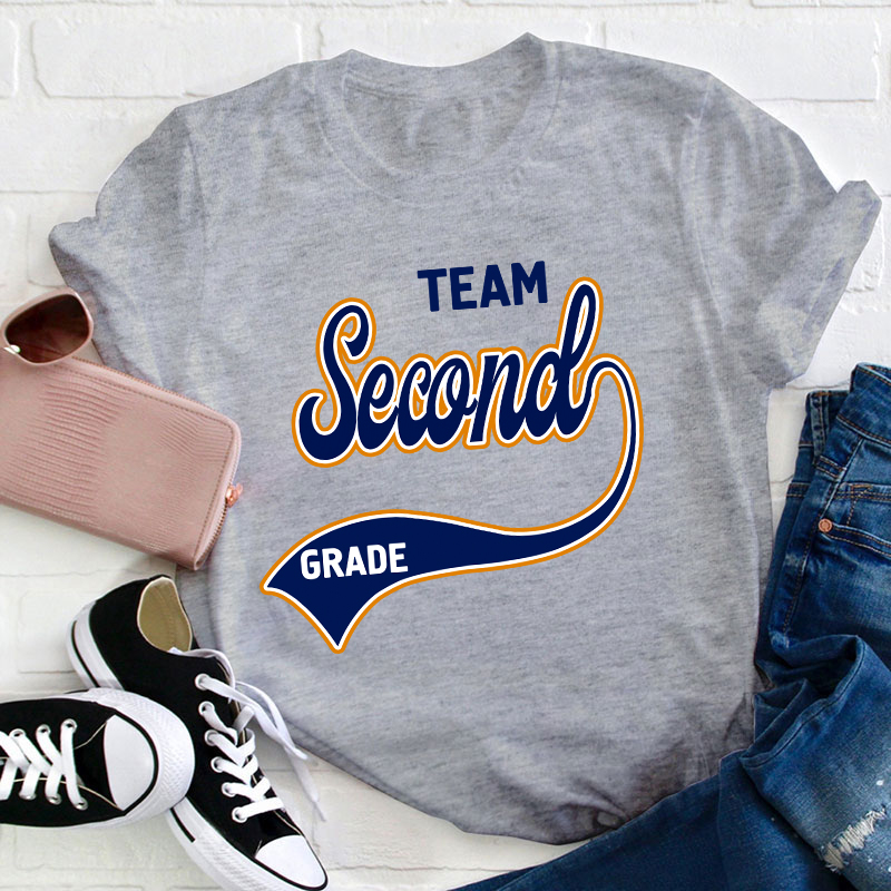 Personalized Grade Teacher Team Teacher T-Shirt