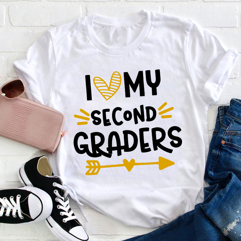 Personalized Grade I Love My Teacher T-Shirt