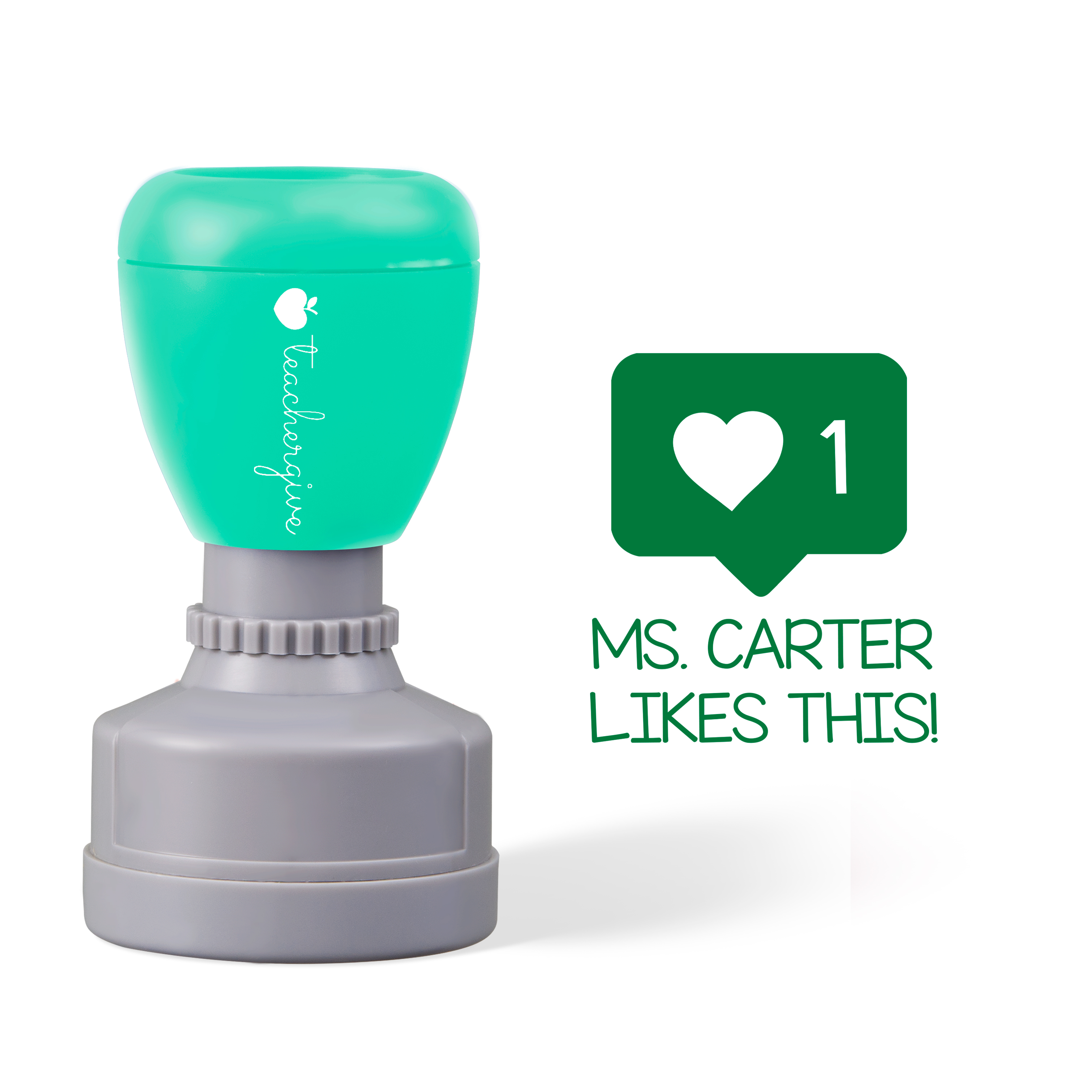 Personalized I Like It Teacher Stamp