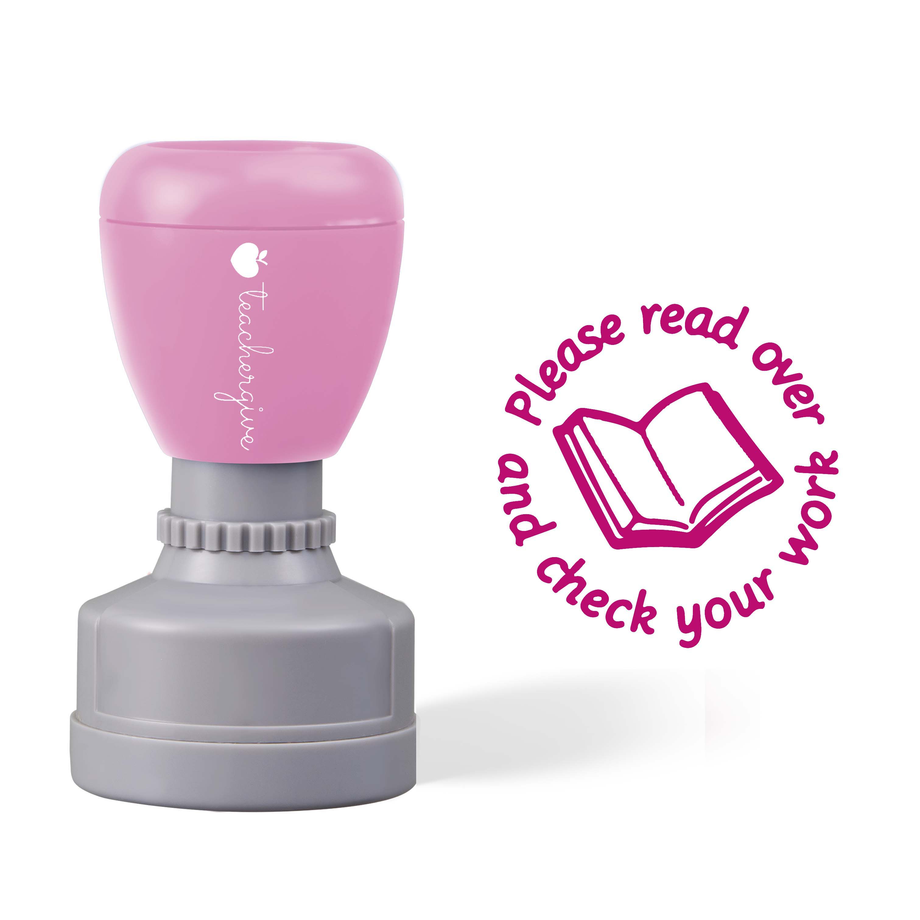 Please Read Over Stamp