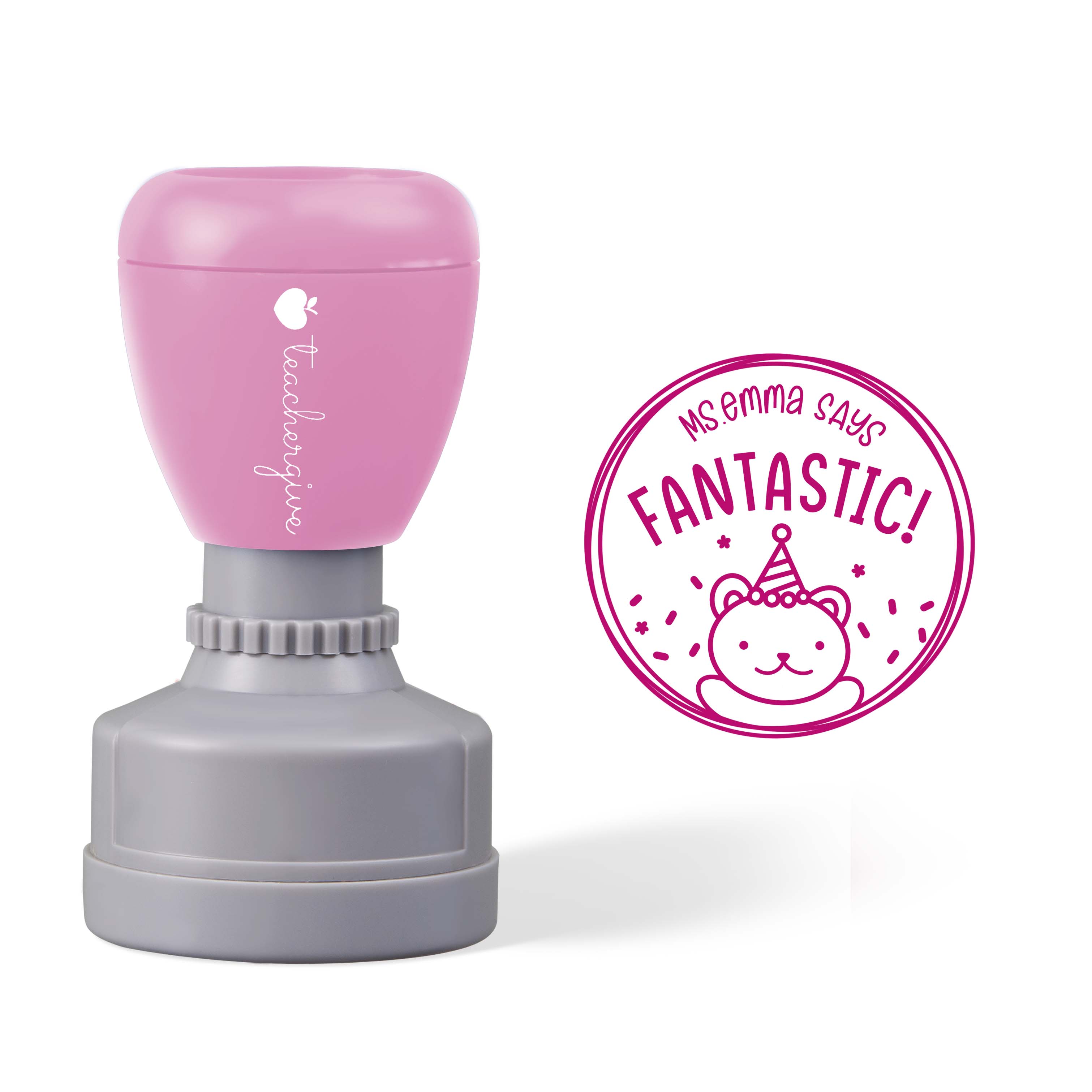 Personalized Teacher Says Fantastic Stamp