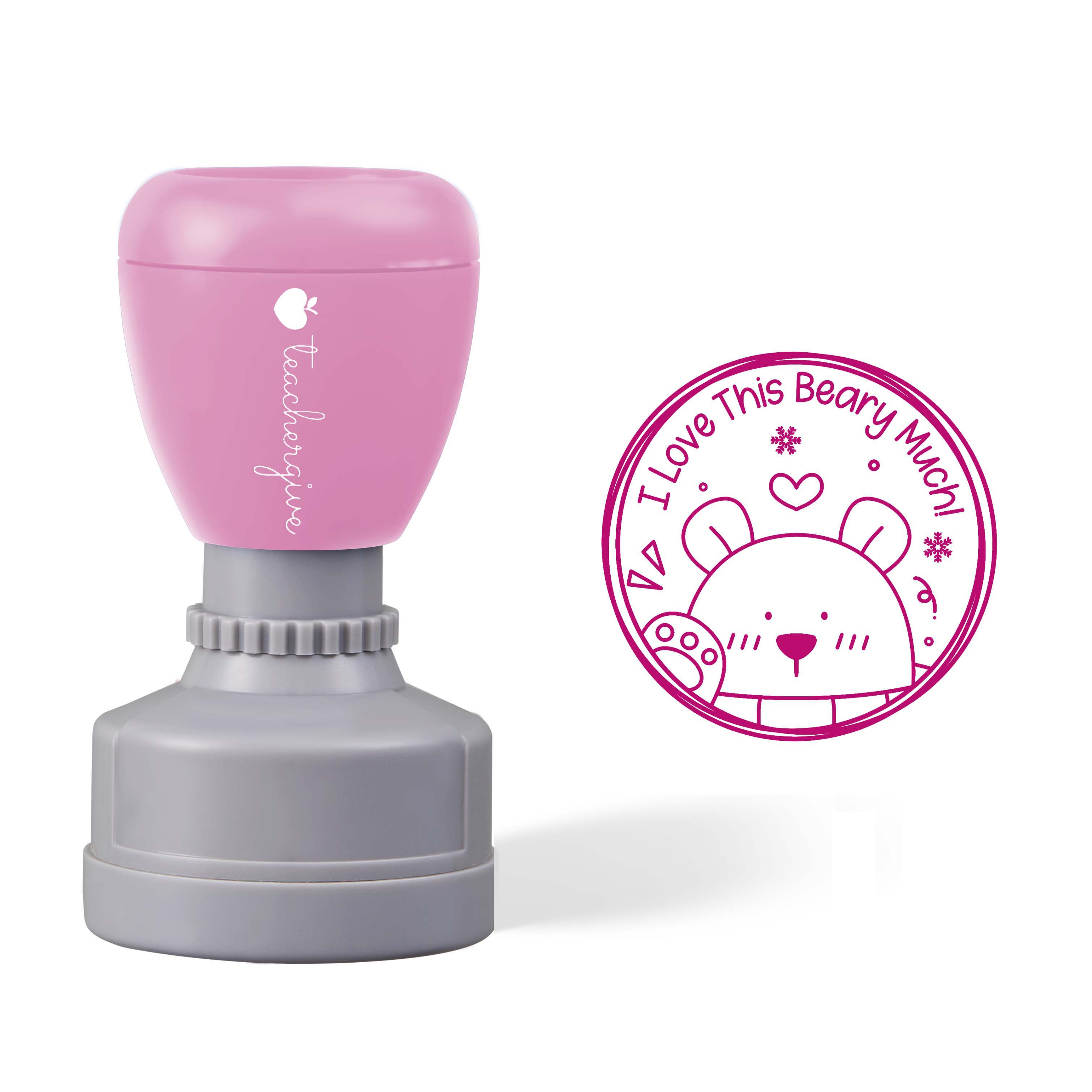 I Love This Beary Much Teacher Stamp