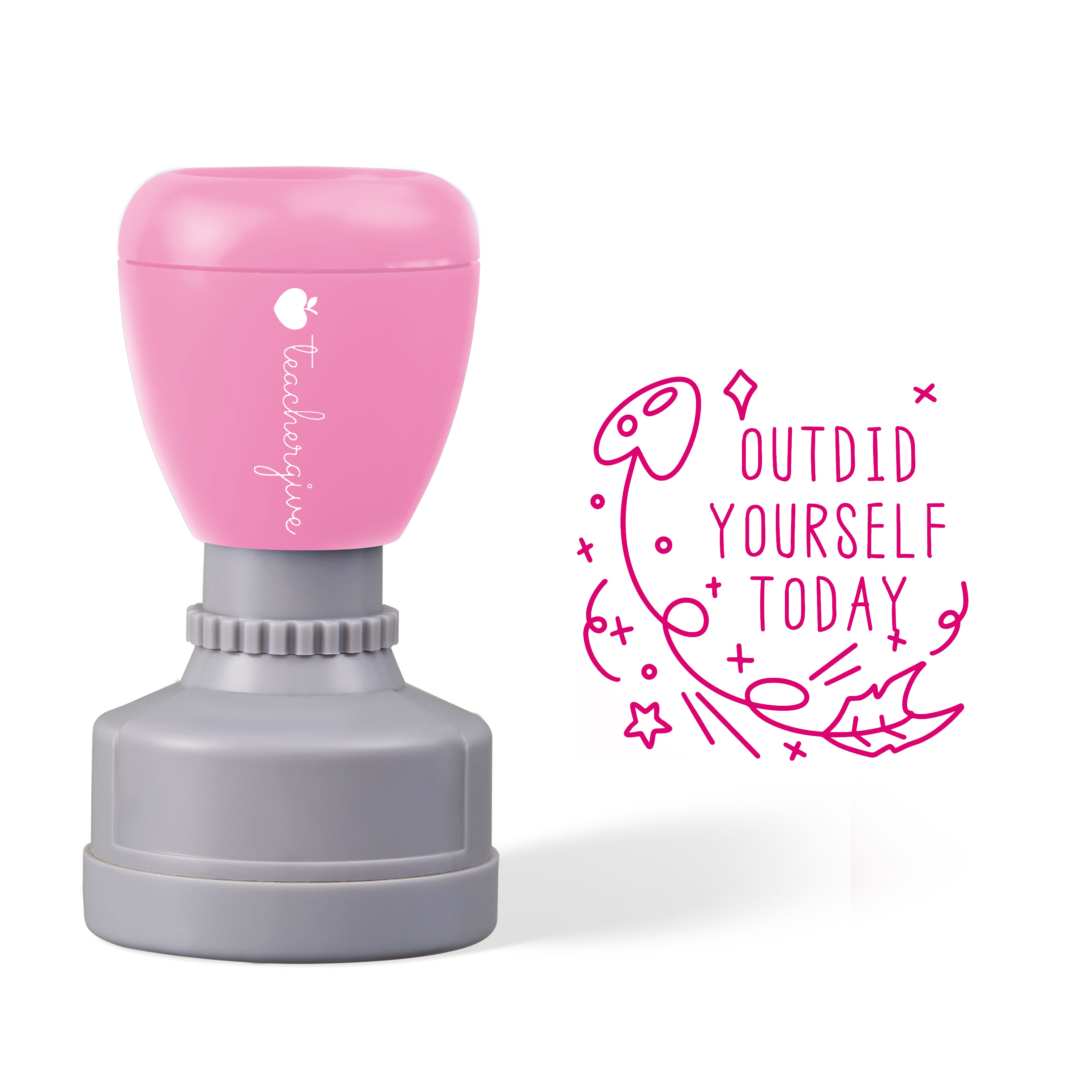 Outdid Yourself Today Stamp