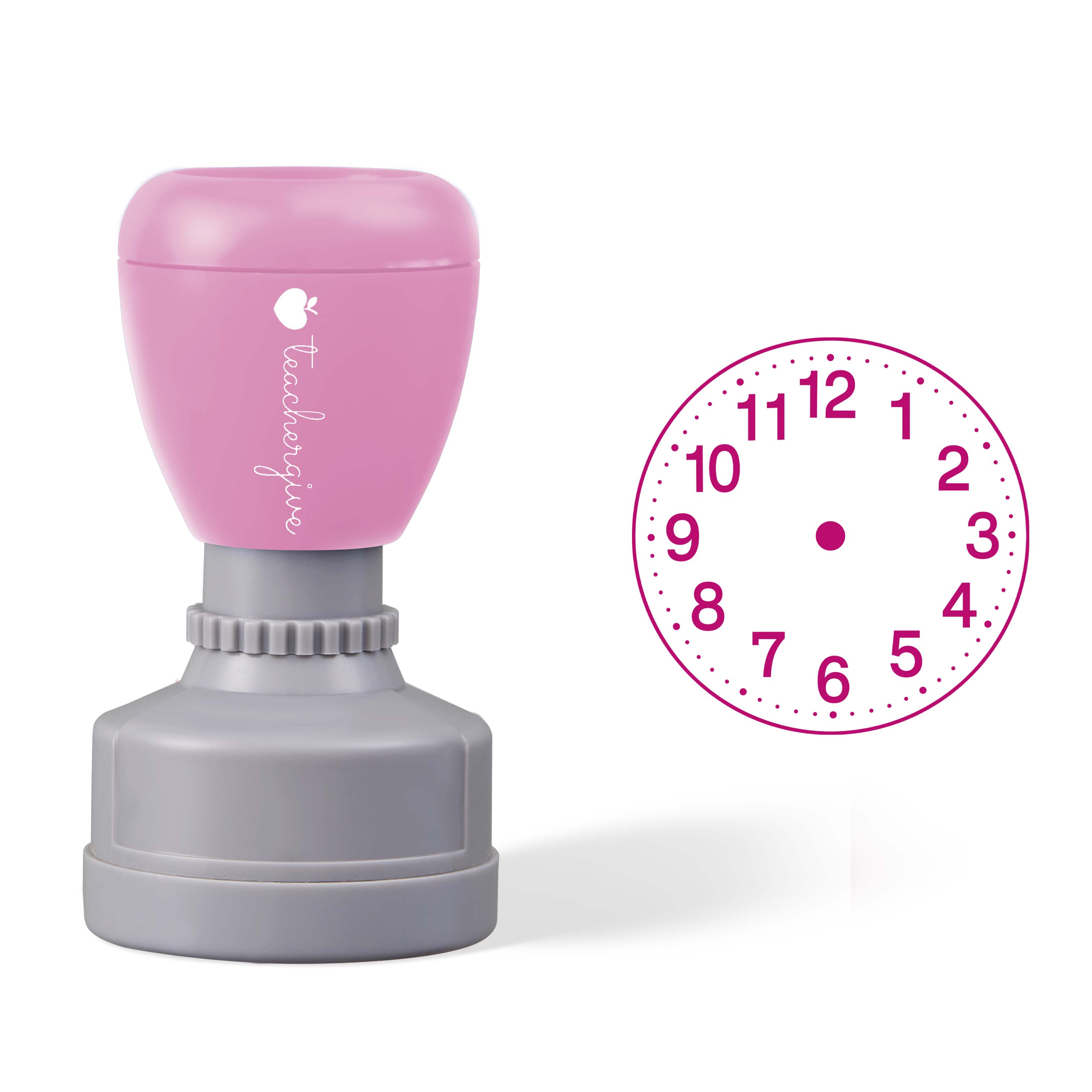 Cute Clock Teacher Stamp