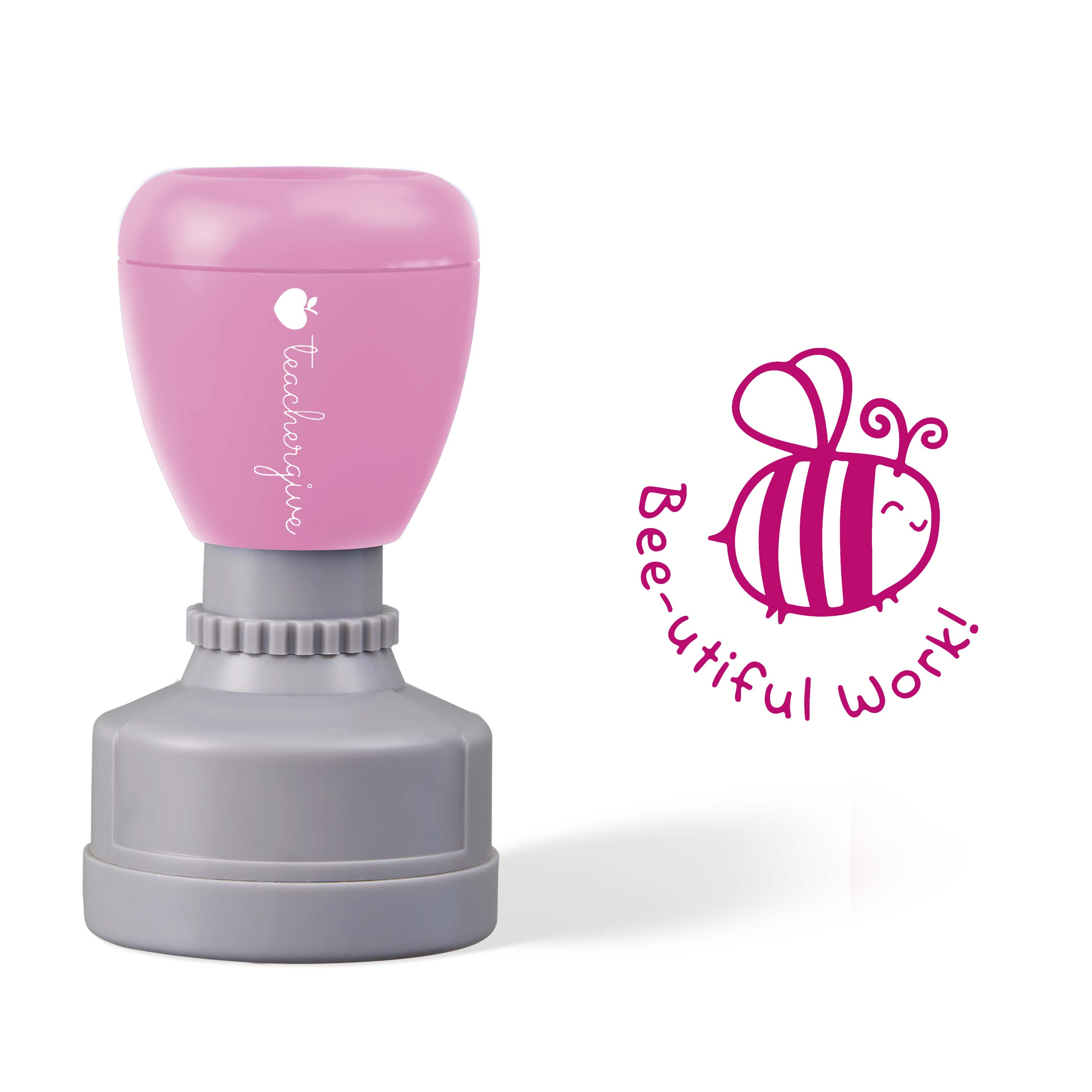 Bee Utiful Work Teacher Stamp