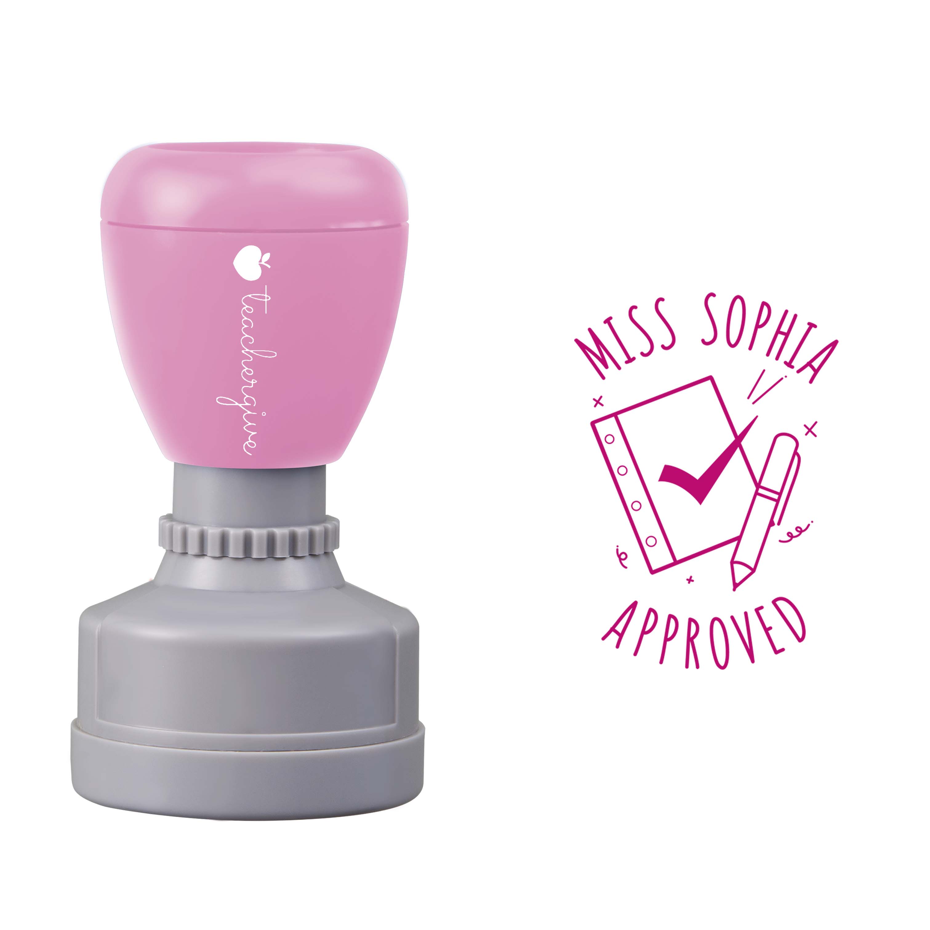 Personalized Approved Teacher Stamp