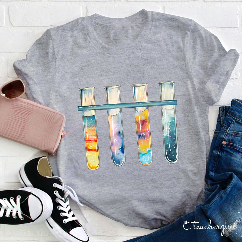 Colorful Test Tubes T-Shirt