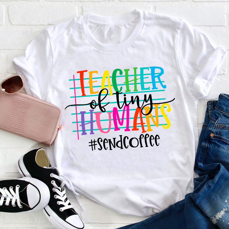 Teacher Of Tiny Humans Teacher T-Shirt Sale-Teachersgram