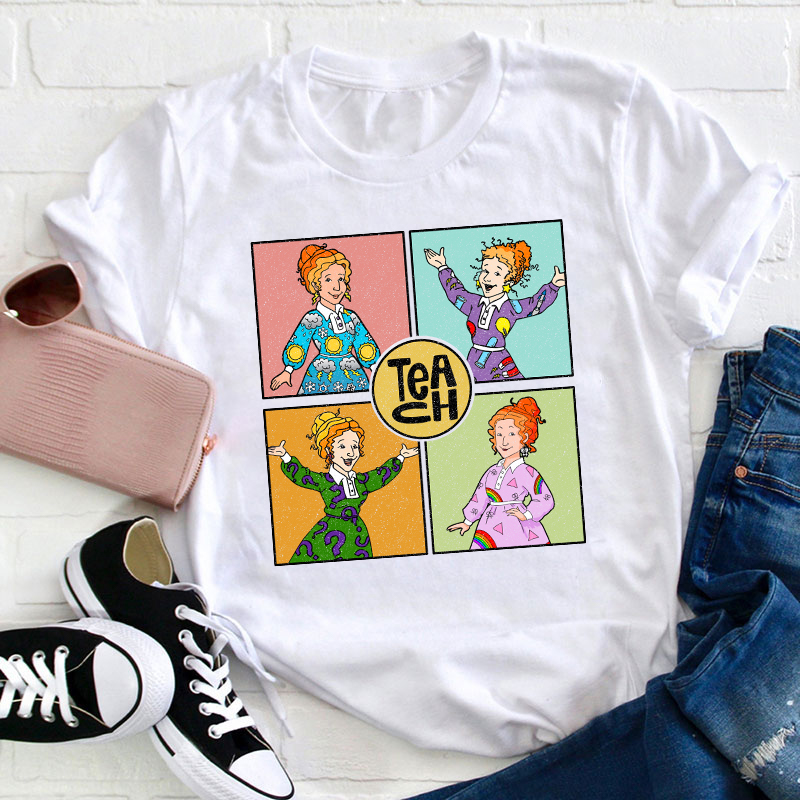 Teach Magic School Bus Teacher T-Shirt
