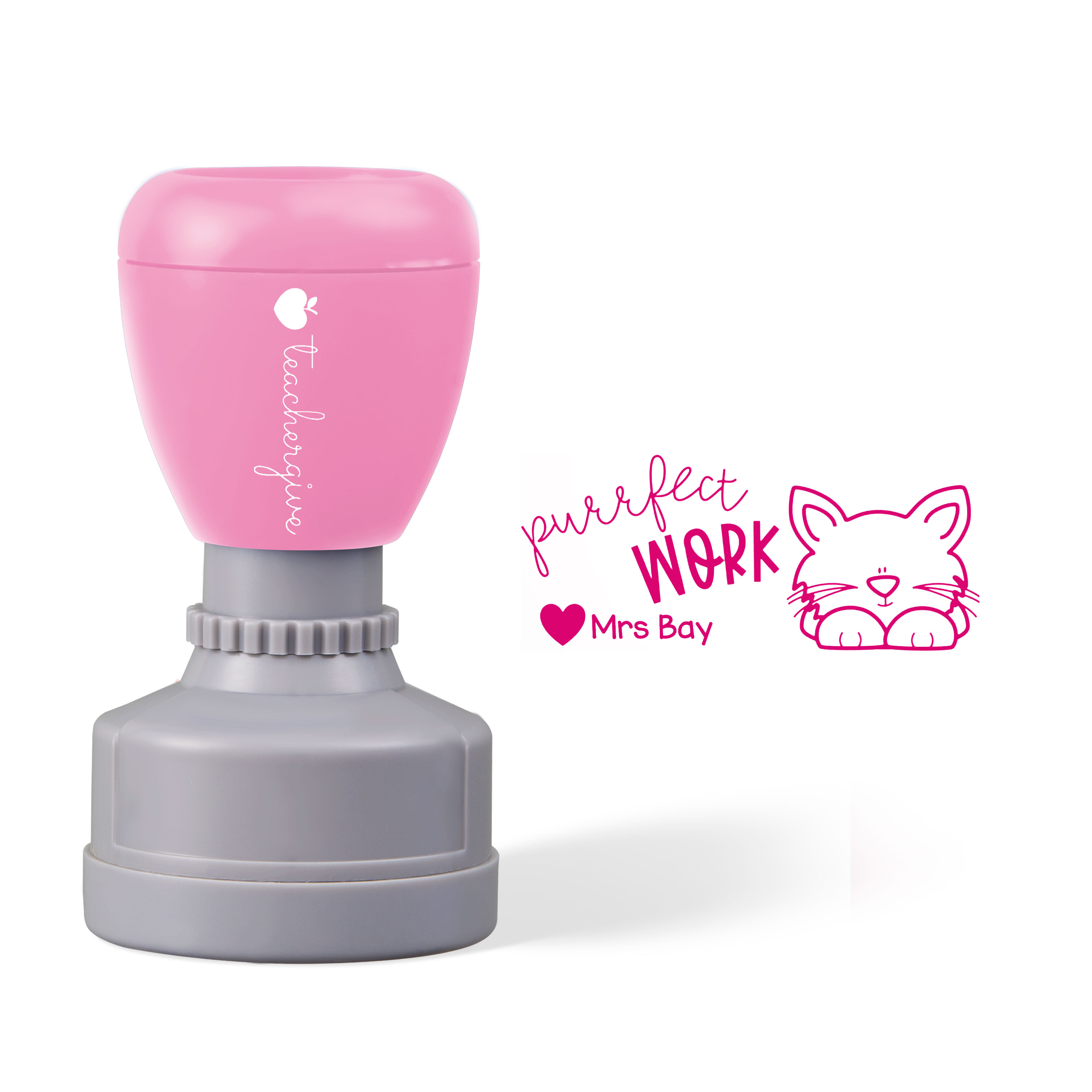 Personalized Perfect Work Teacher Stamp Sale-Teachersgram