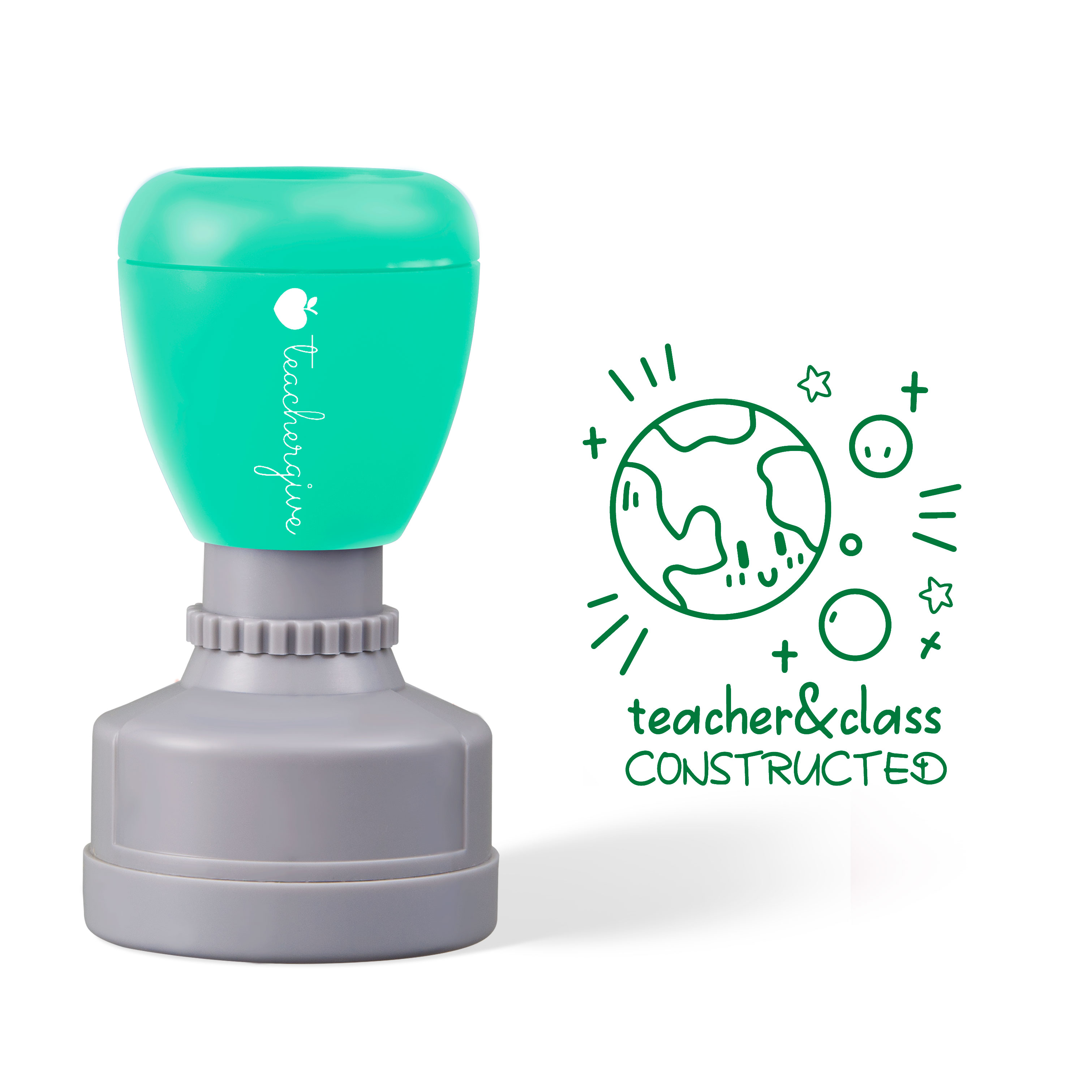 Teacher and Class Constructed Stamp