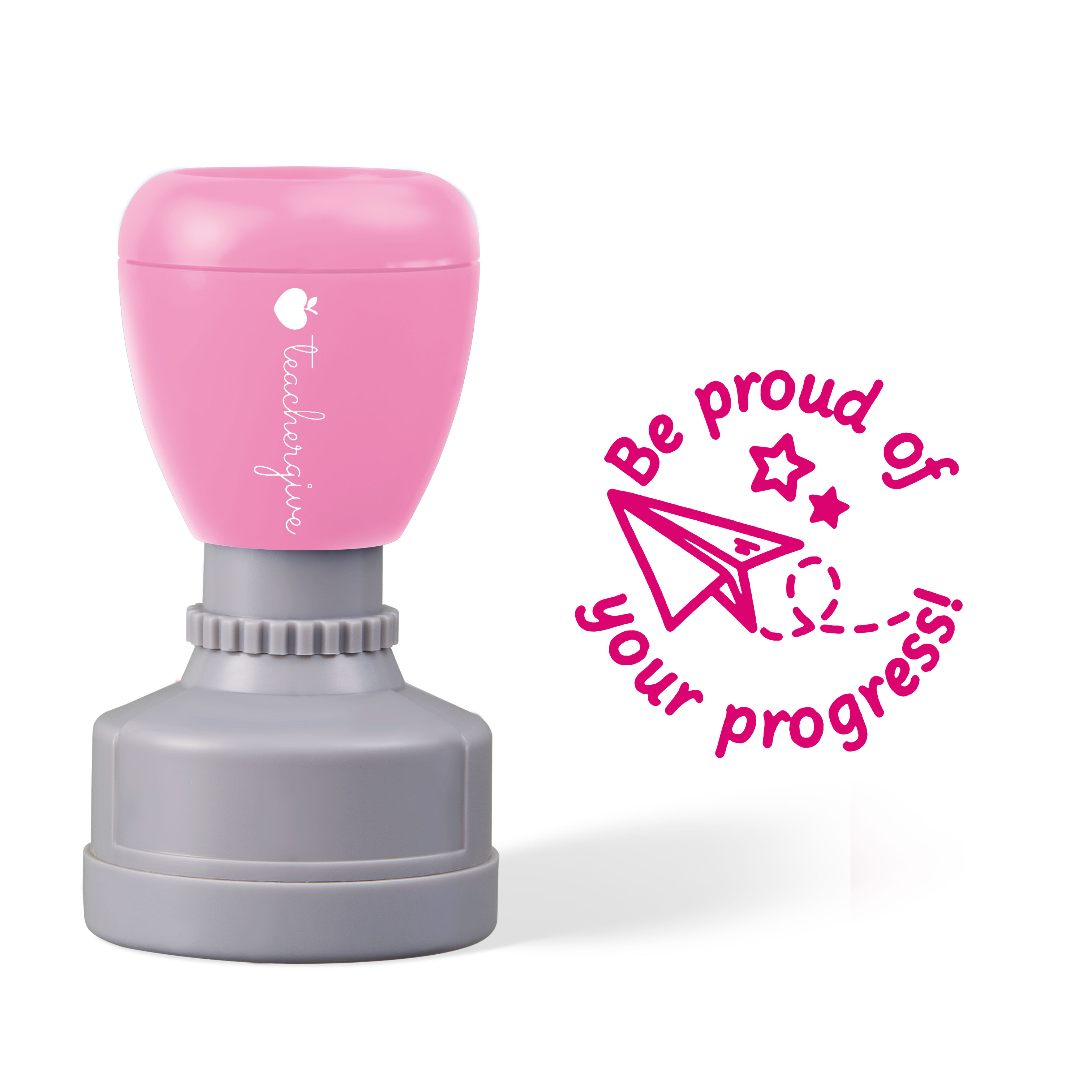 Be Proud Of Your Progress Star Stamp
