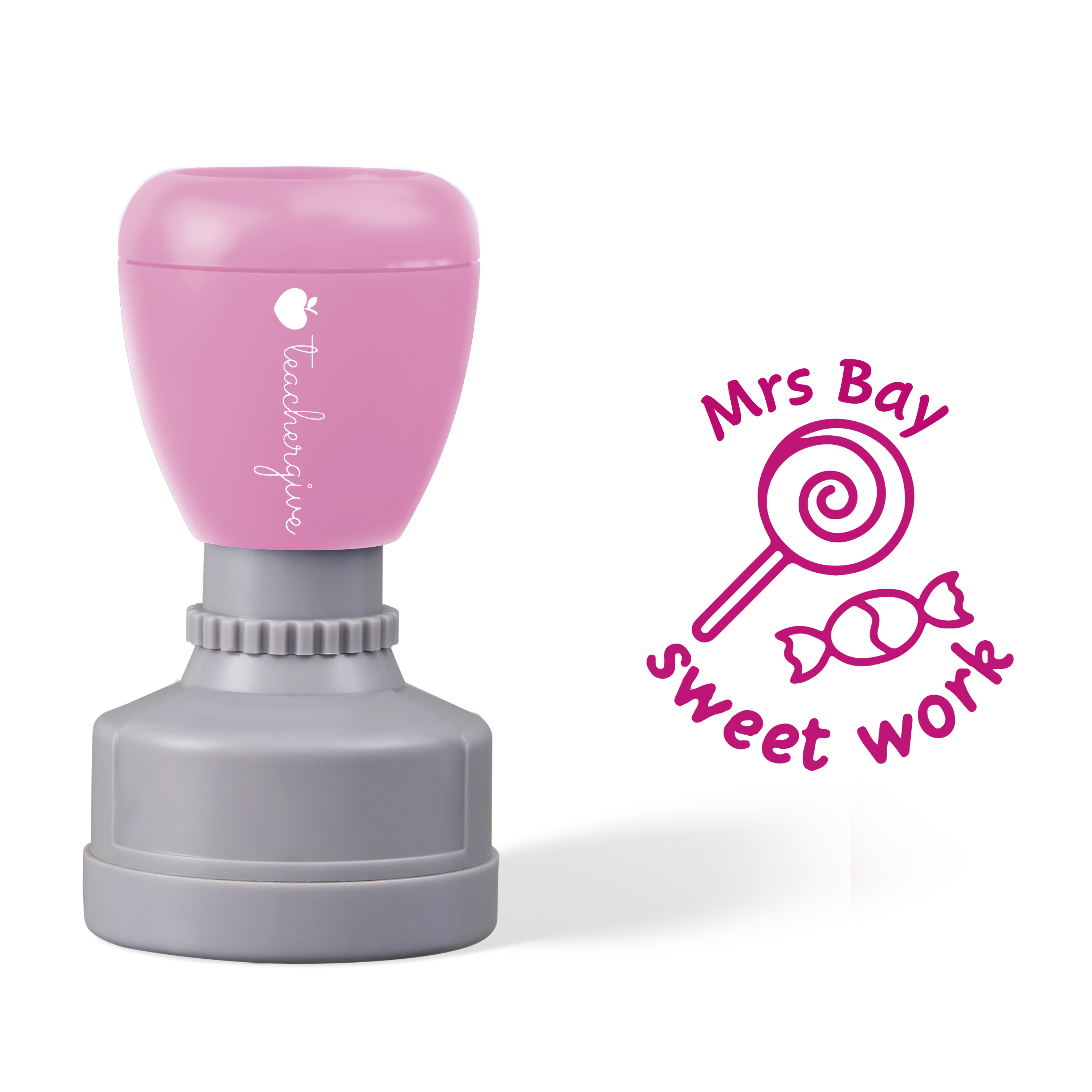 Personalized Sweet Work Stamp