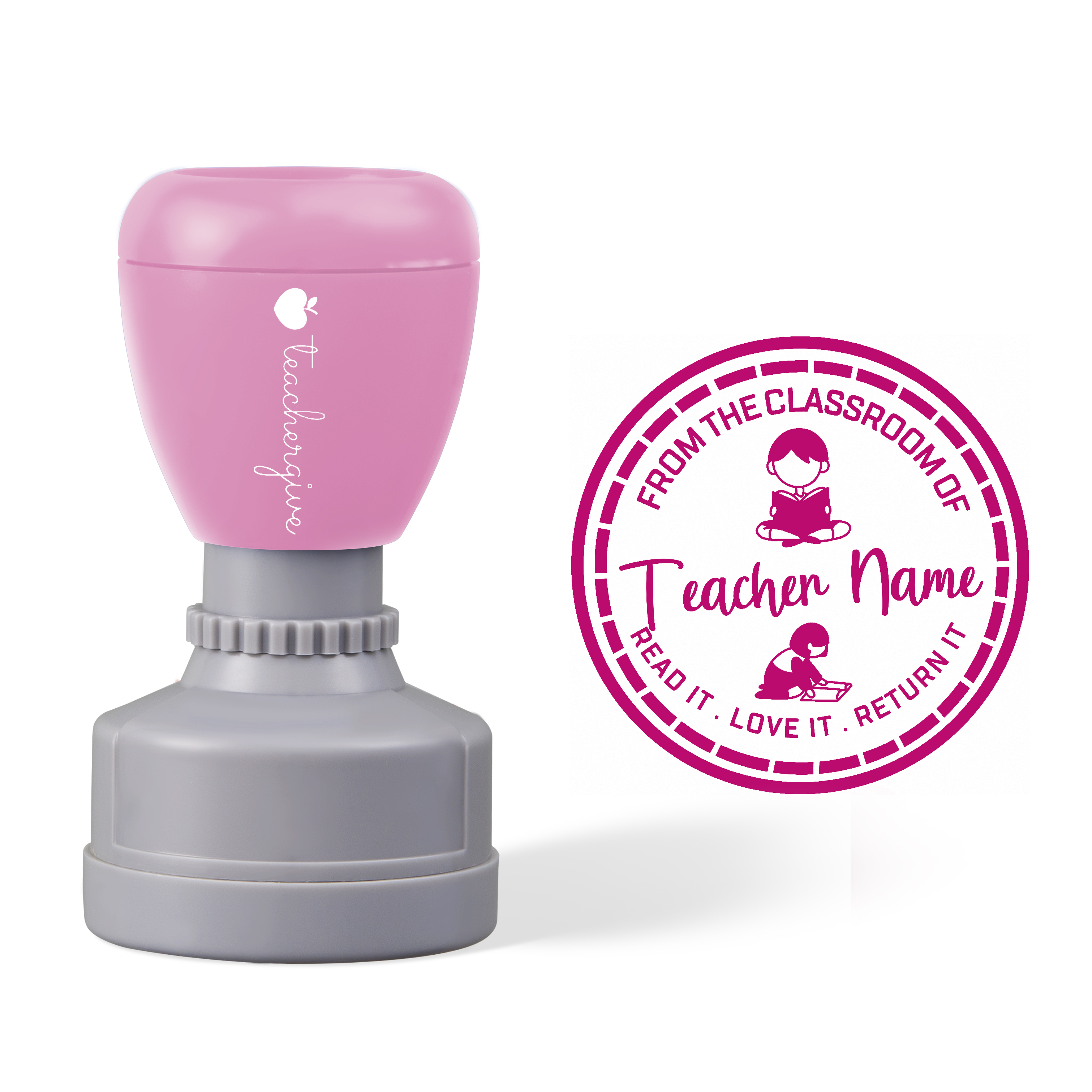 Personalized From The Classroom Reading Stamp