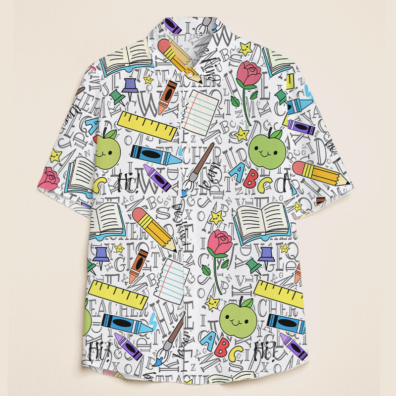 Be Kind Be Chill Teacher Short Sleeve Shirt